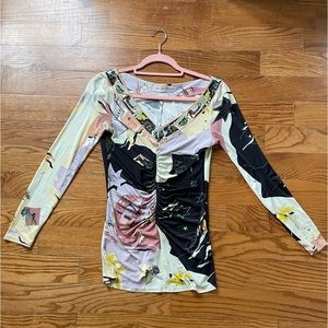 Ruched Emilio Pucci top